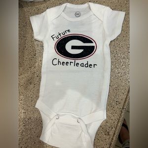 Georgia Bulldogs onesie